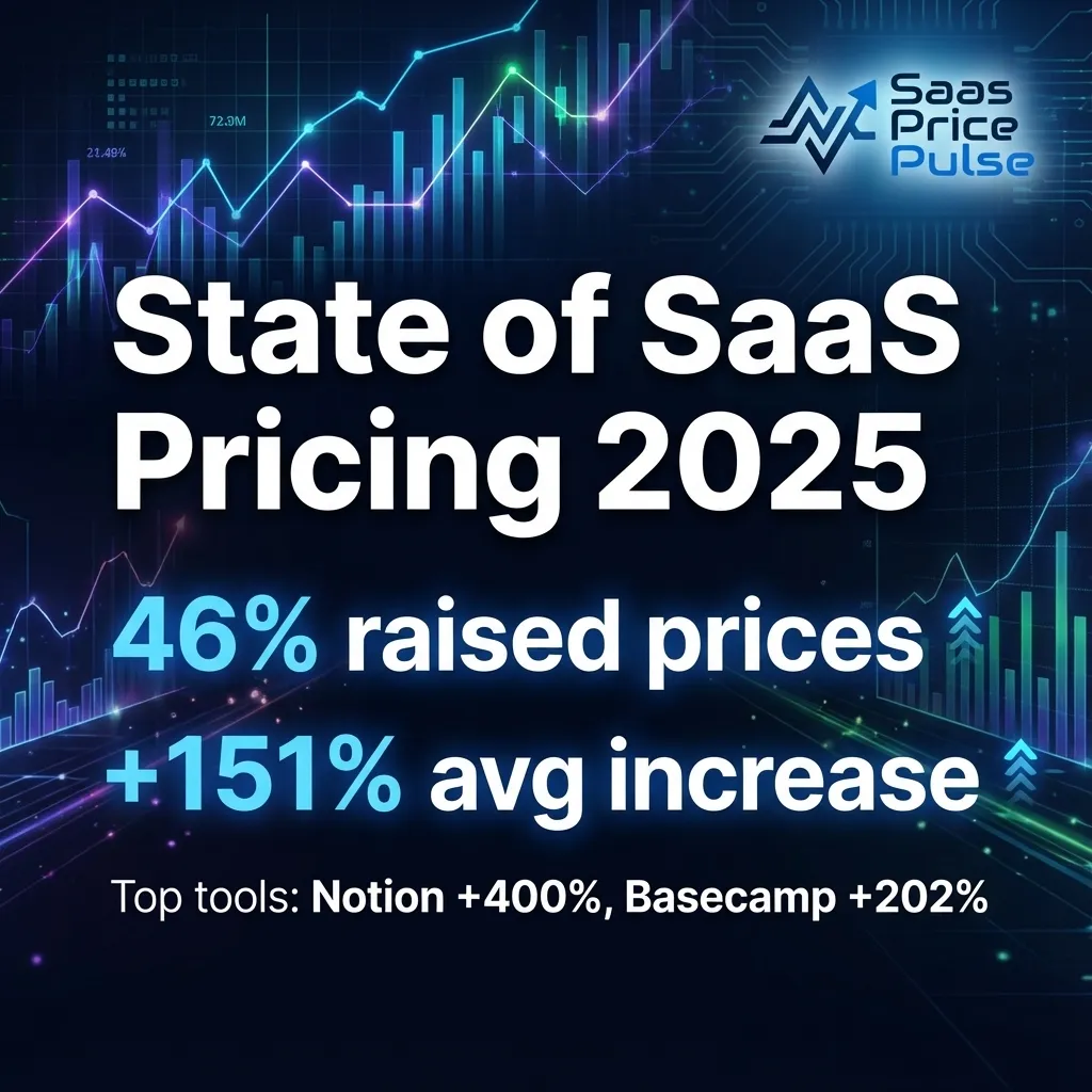 State of SaaS Pricing 2025: Notion +400%, Basecamp +202% Lead Price Surge
